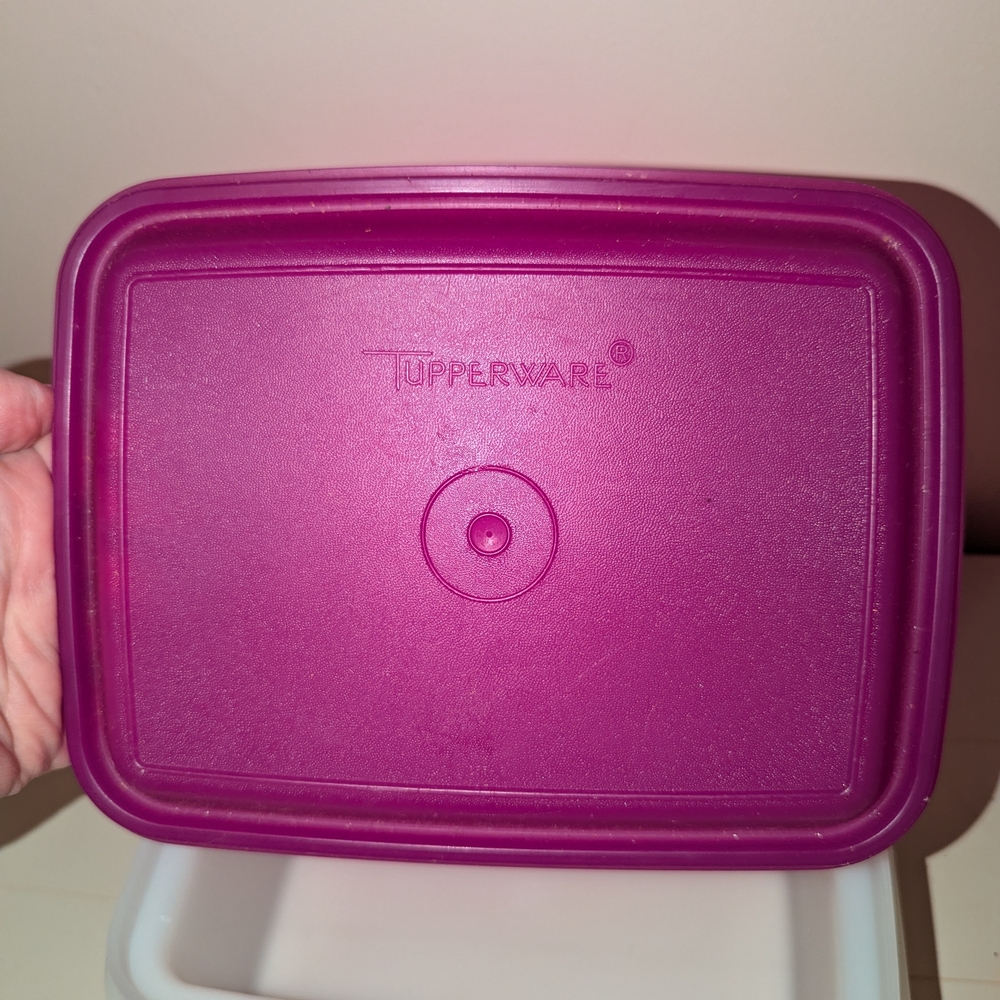 Tupperware Purple Lid